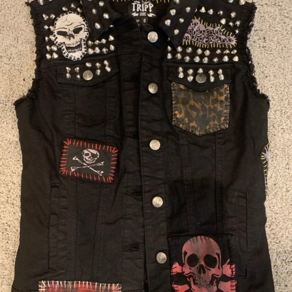 Tripp NYC studded vest